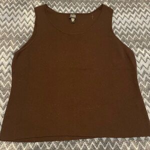 Eileen Fisher Women's Brown wool tank, size L